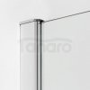 NEW TRENDY Kabina prysznicowa półokrągła NEW KOMFORT 90x90x195 szkło grafit 6mm K-0435